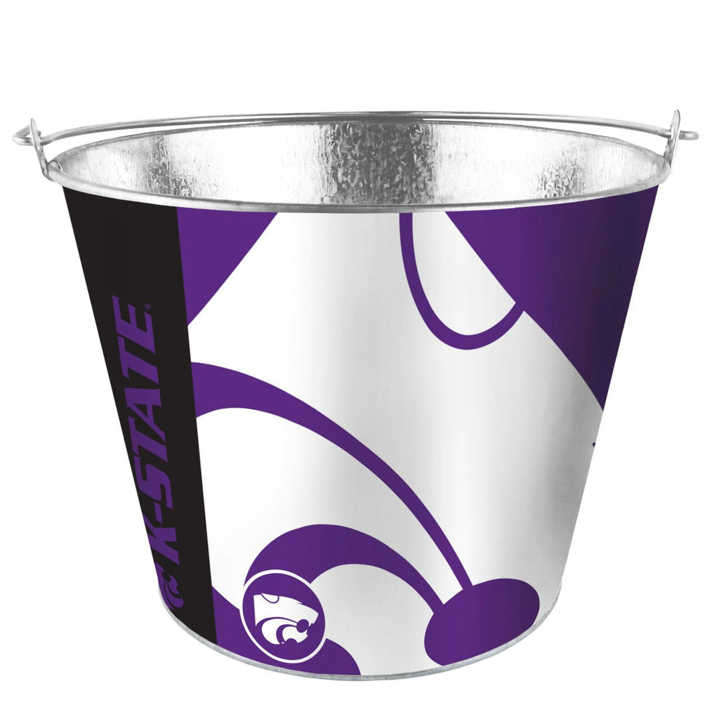 5 Quart Buckets Kansas State Wildcats Bucket 5 Quart Hype Design Special Order 888860559186