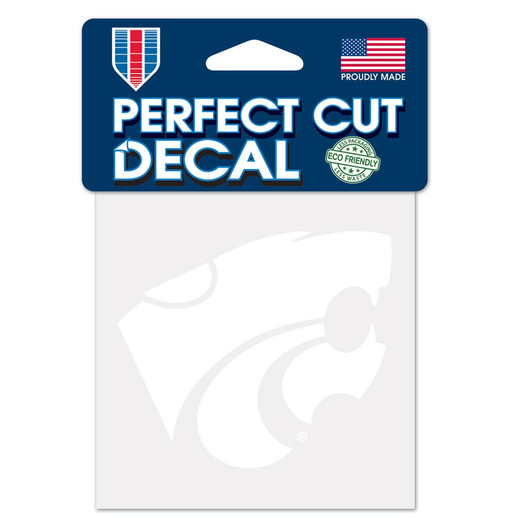 Decal 4x4 Perfect Cut White Kansas State Wildcats Decal 4x4 Perfect Cut White - Special Order 032085070395