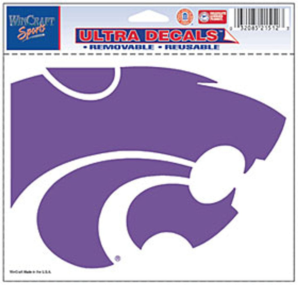 Decal 5x6 Multi Use Color Kansas State Wildcats Decal 5x6 Ultra Color 032085215123