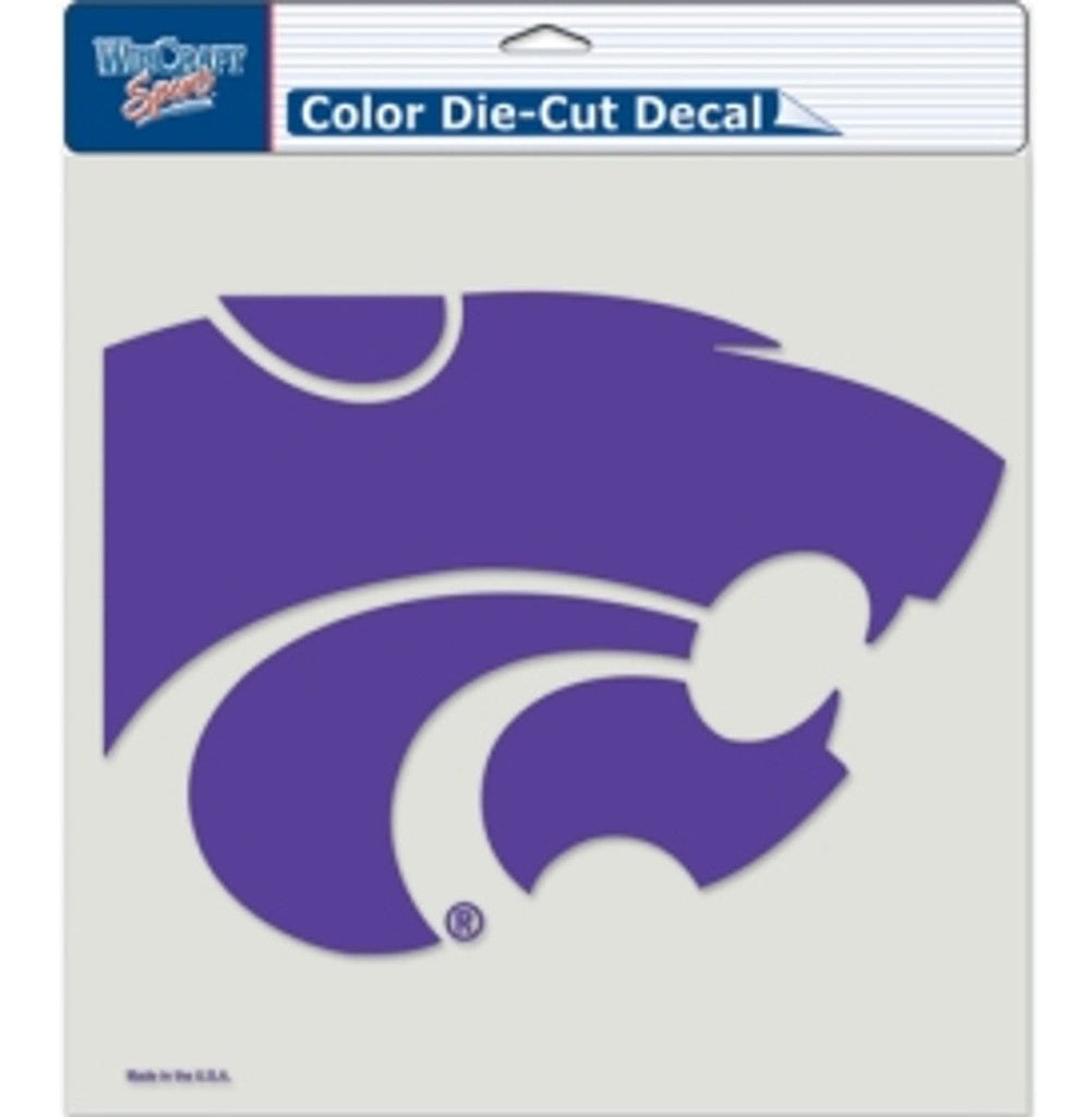 Decal 8x8 Perfect Cut Color Kansas State Wildcats Decal 8x8 Die Cut Color 032085803160