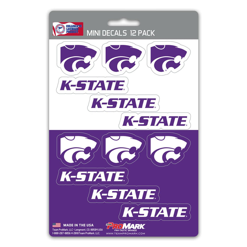 Decal Set Mini 12 Pack Kansas State Wildcats Decal Set Mini 12 Pack 681620912289