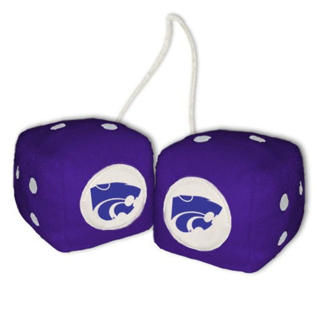 Kansas State Wildcats Kansas State Wildcats Fuzzy Dice 023245580281