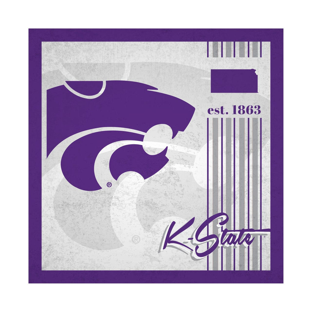 Sign 10x10 Album Kansas State Wildcats Sign Wood 10x10 Album Design 878461370211