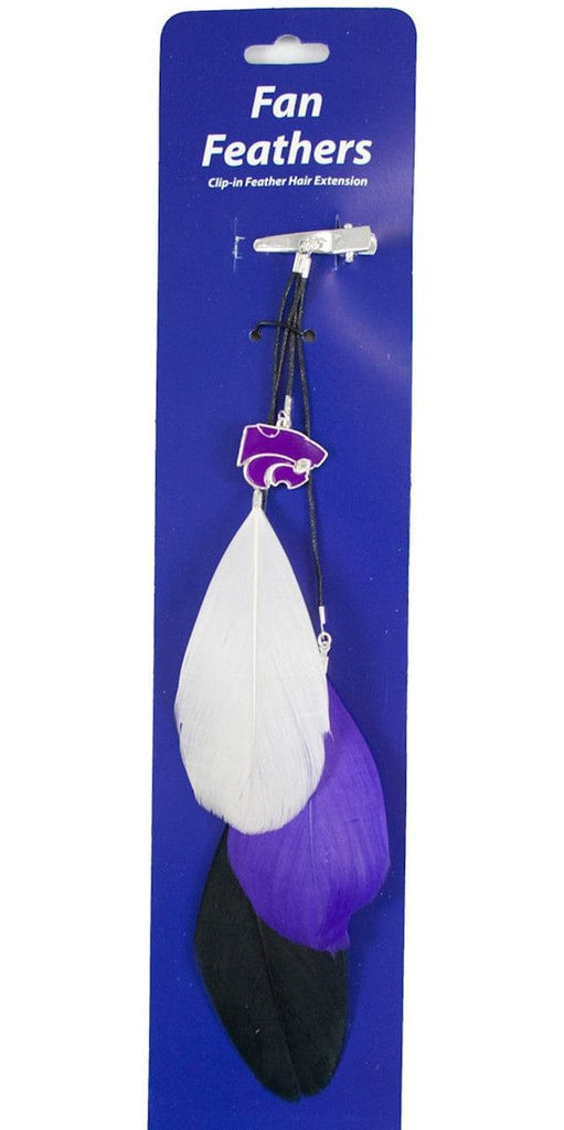 Hair Accessories Kansas State Wildcats Team Color Feather Hair Clip 686699154585