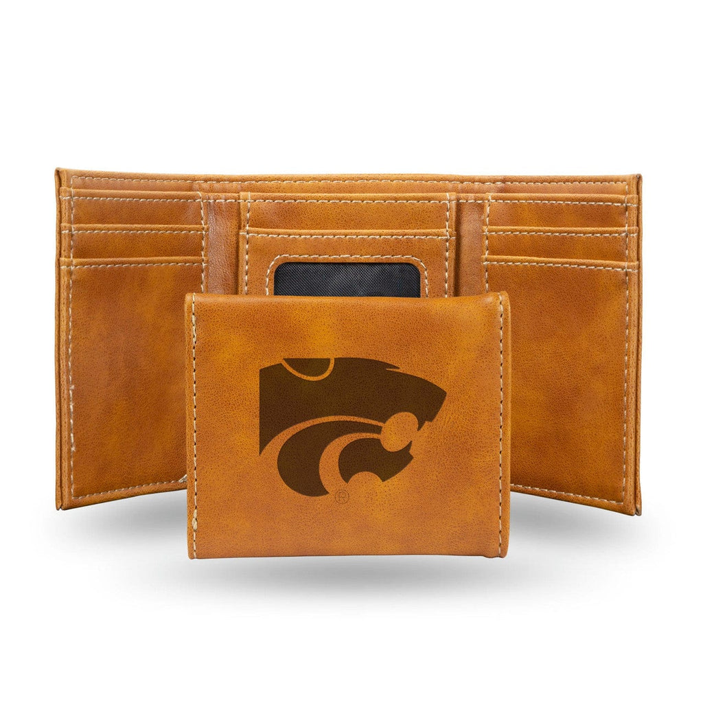 Wallets Kansas State Wildcats Wallet Trifold Laser Engraved 767345897718