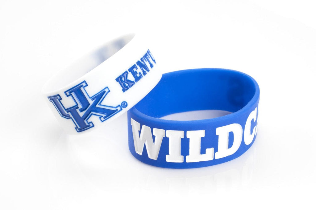 Jewelry Bracelets 2 Packs Kentucky Wildcats Bracelets 2 Pack Wide - Special Order 763264635233