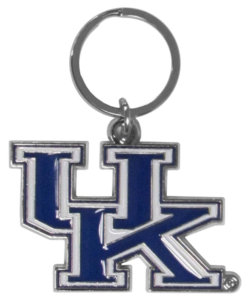 Keychain Logo Cut Style Kentucky Wildcats Chrome Logo Cut Keychain 754603297229