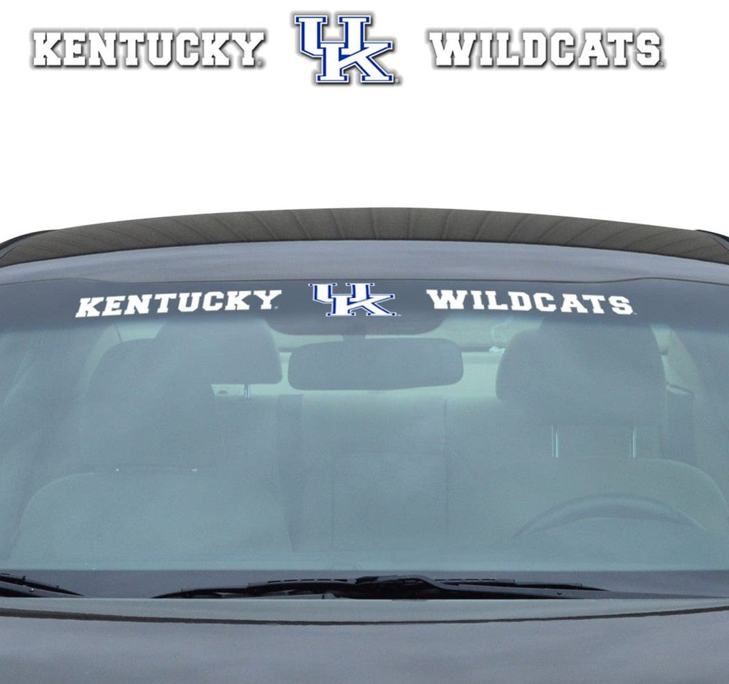 Decal 35x4 Windshield Style Kentucky Wildcats Decal 35x4 Windshield 681620807295
