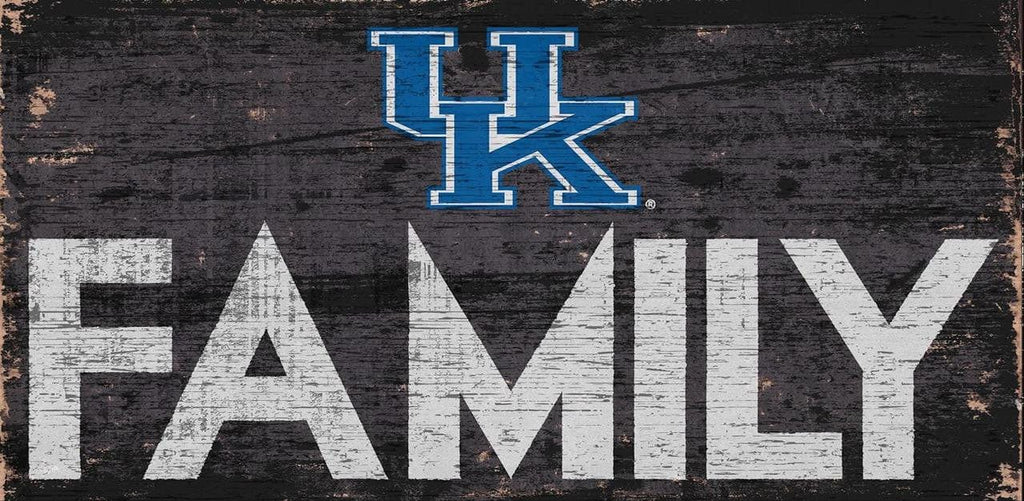 Sign 12x6 Family Design Kentucky Wildcats Sign Wood 12x6 Family Design - Special Order 878460065088