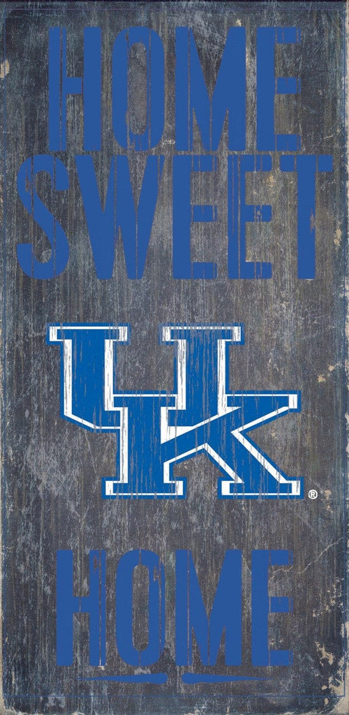 Sign 6x12 Home Sweet Home Kentucky Wildcats Wood Sign - Home Sweet Home 6"x12" 878460048081