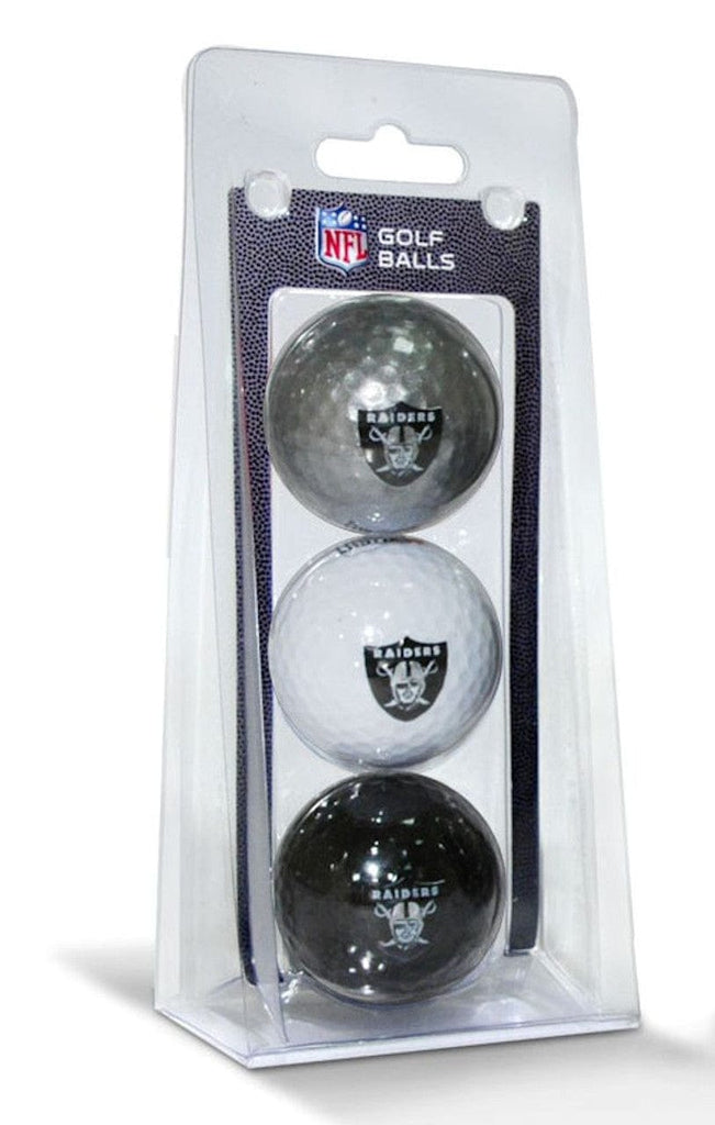 Las Vegas Raiders Las Vegas Raiders 3 Pack of Golf Balls 637556321053