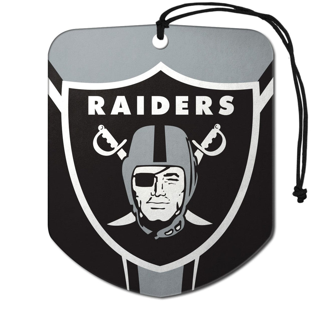 Las Vegas Raiders Las Vegas Raiders Air Freshener Shield Design 2 Pack 681620554229