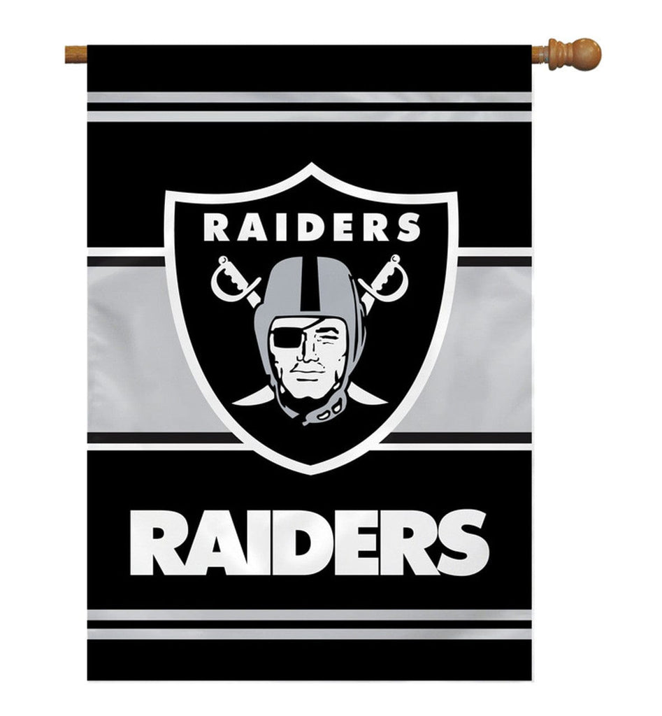 Las Vegas Raiders Las Vegas Raiders Banner 28x40 House Flag Style 2 Sided CO 023245948043