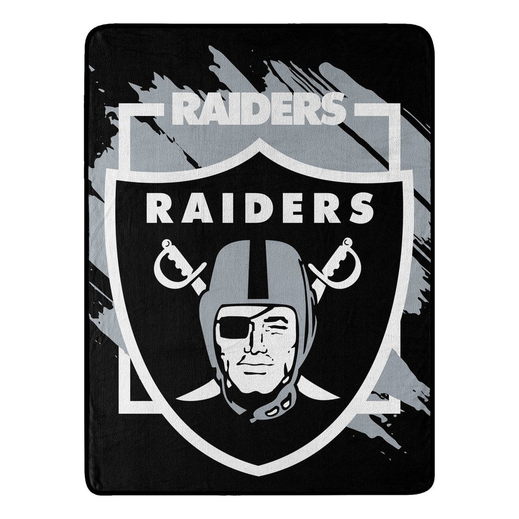 Blankets Las Vegas Raiders Blanket 46x60 Micro Raschel Dimensional Design Rolled 190604331492