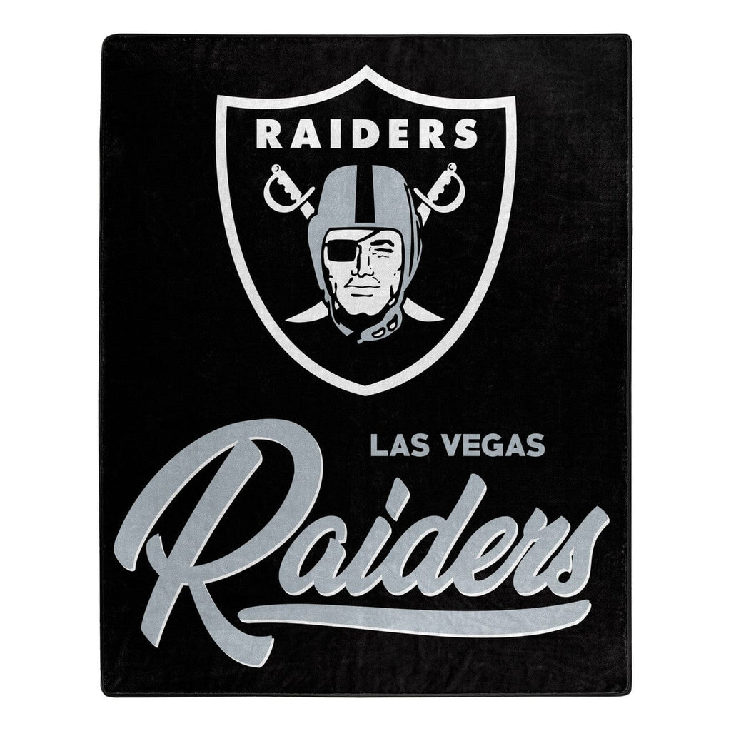 Las Vegas Raiders Las Vegas Raiders Blanket 50x60 Raschel Signature Design 190604270050