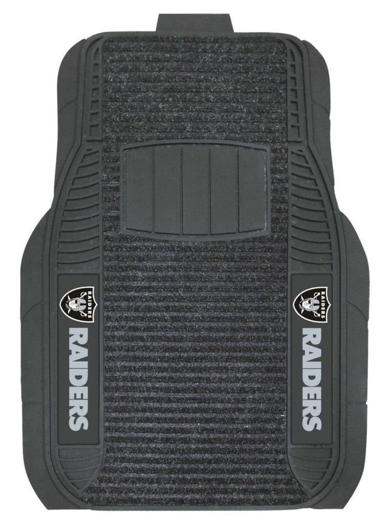 Las Vegas Raiders Las Vegas Raiders Car Mats Deluxe Set 842989034924