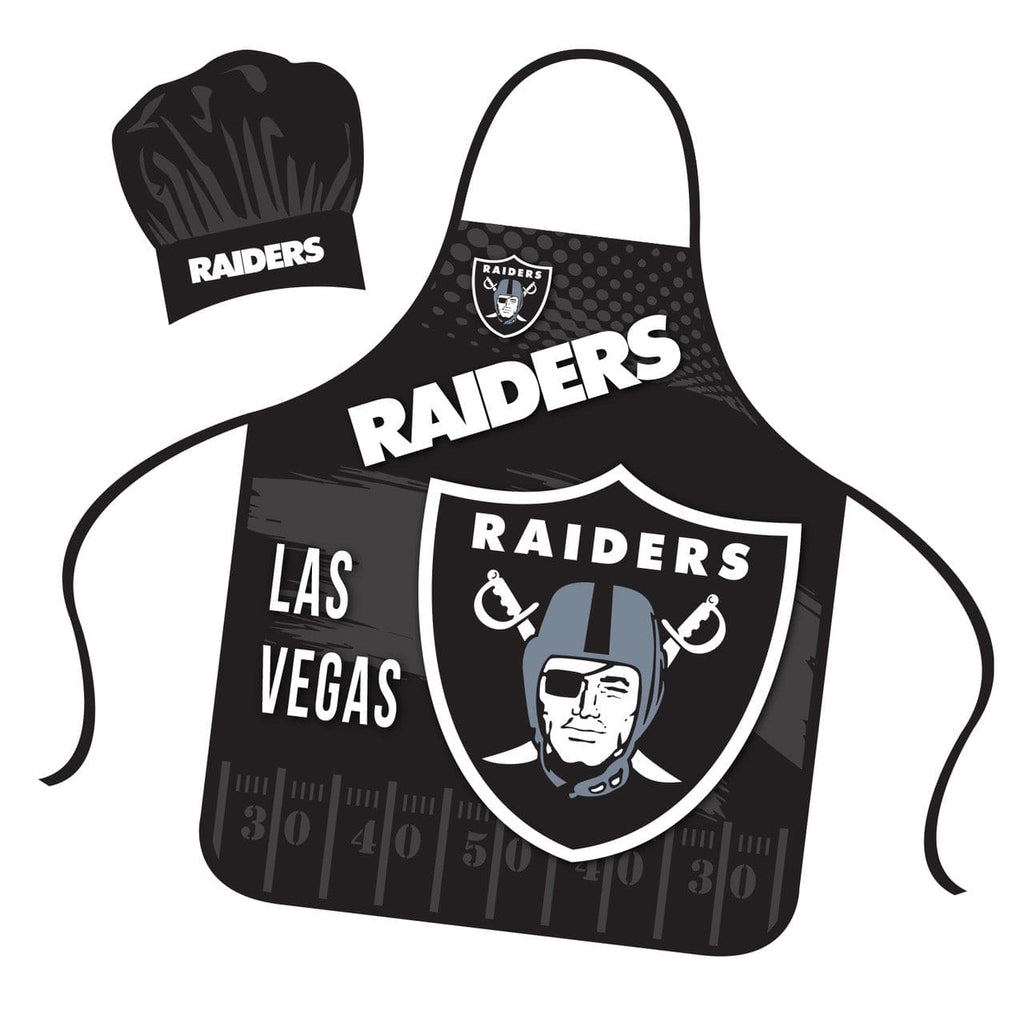 Chef Hat and Apron Sets Las Vegas Raiders Chef Hat and Apron Set 194688000374