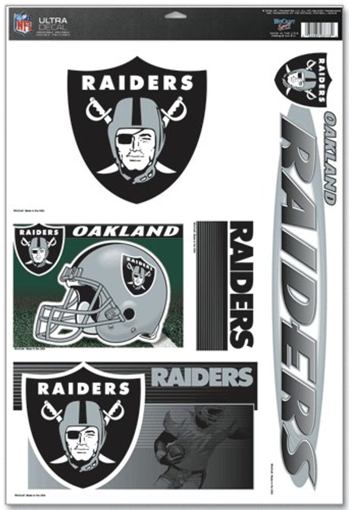 NFL Legacy Teams Las Vegas Raiders Decal 11x17 Ultra 032085037732