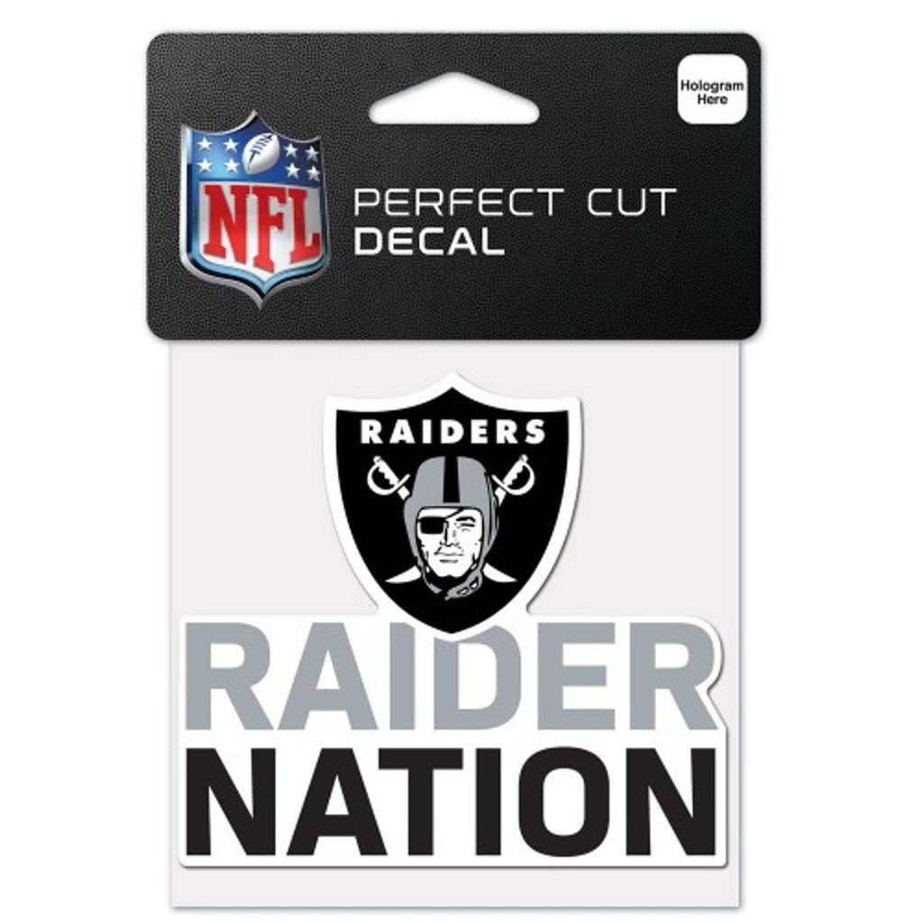 Las Vegas Raiders Las Vegas Raiders Decal 4x4 Perfect Cut Color Slogan - Special Order 194166045514