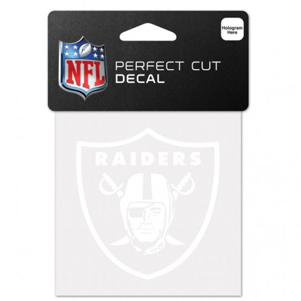 Las Vegas Raiders Las Vegas Raiders Decal 4x4 Perfect Cut White 032085253224