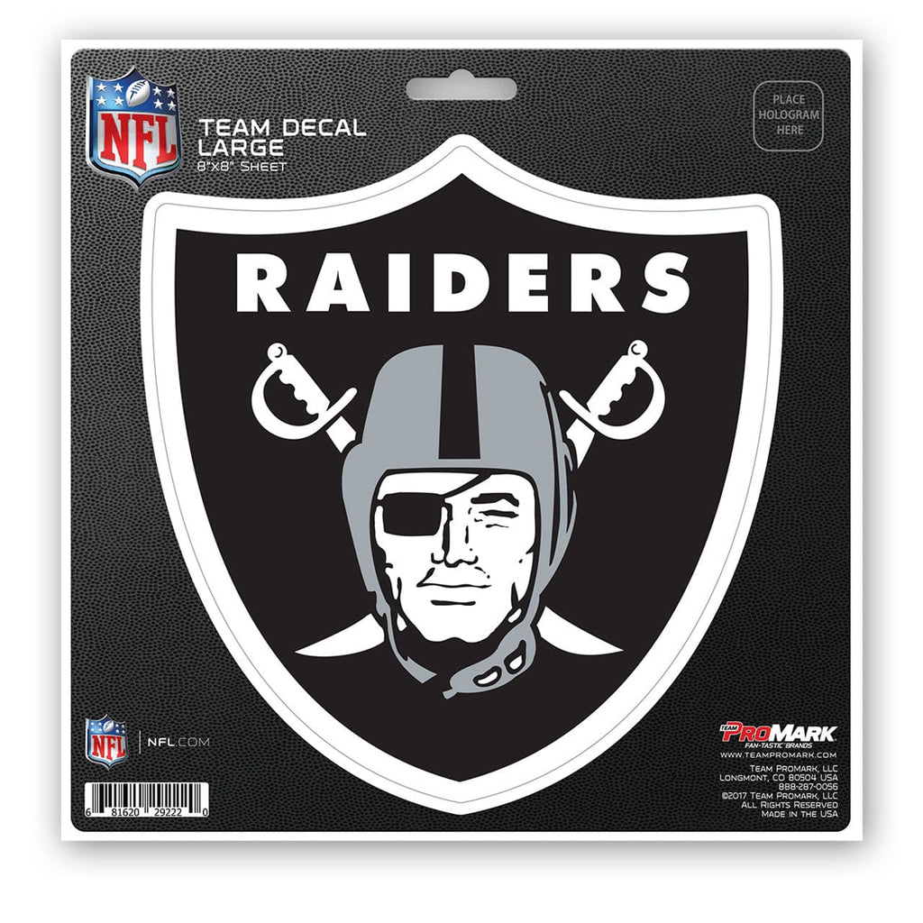 Las Vegas Raiders Las Vegas Raiders Decal 8x8 Die Cut 681620292220