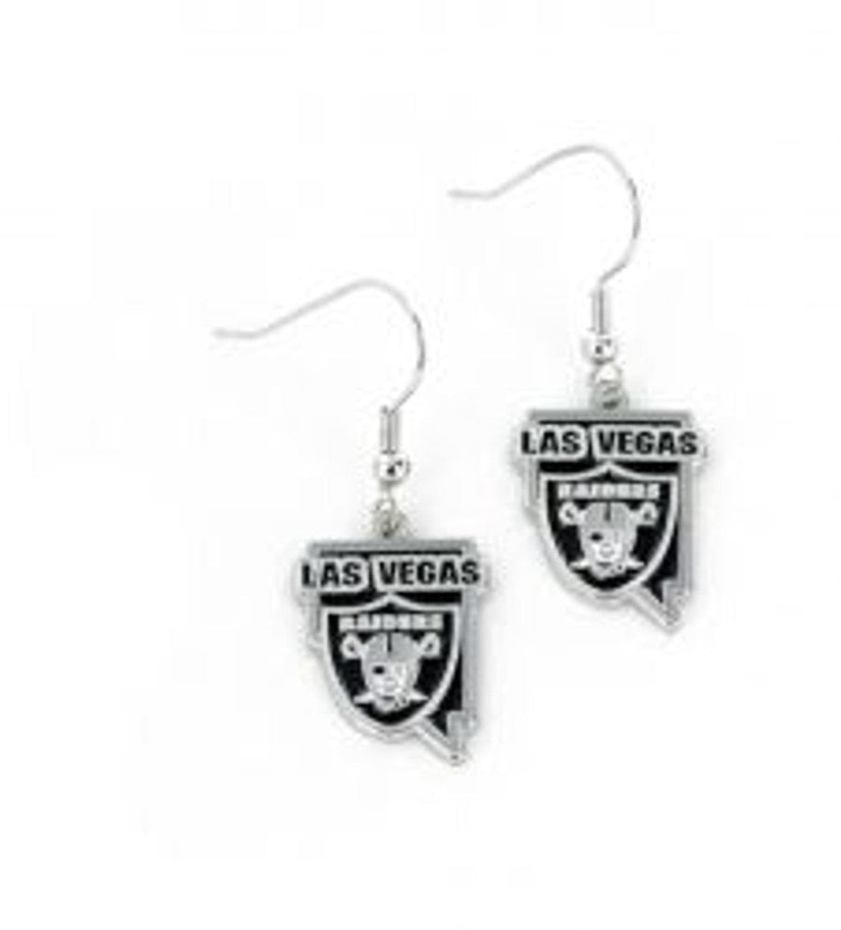 Las Vegas Raiders Las Vegas Raiders Earrings State Design 763264991902