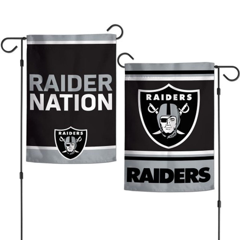 Las Vegas Raiders Las Vegas Raiders Flag 12x18 Garden Style 2 Sided Slogan Design - Special Order 032085759559