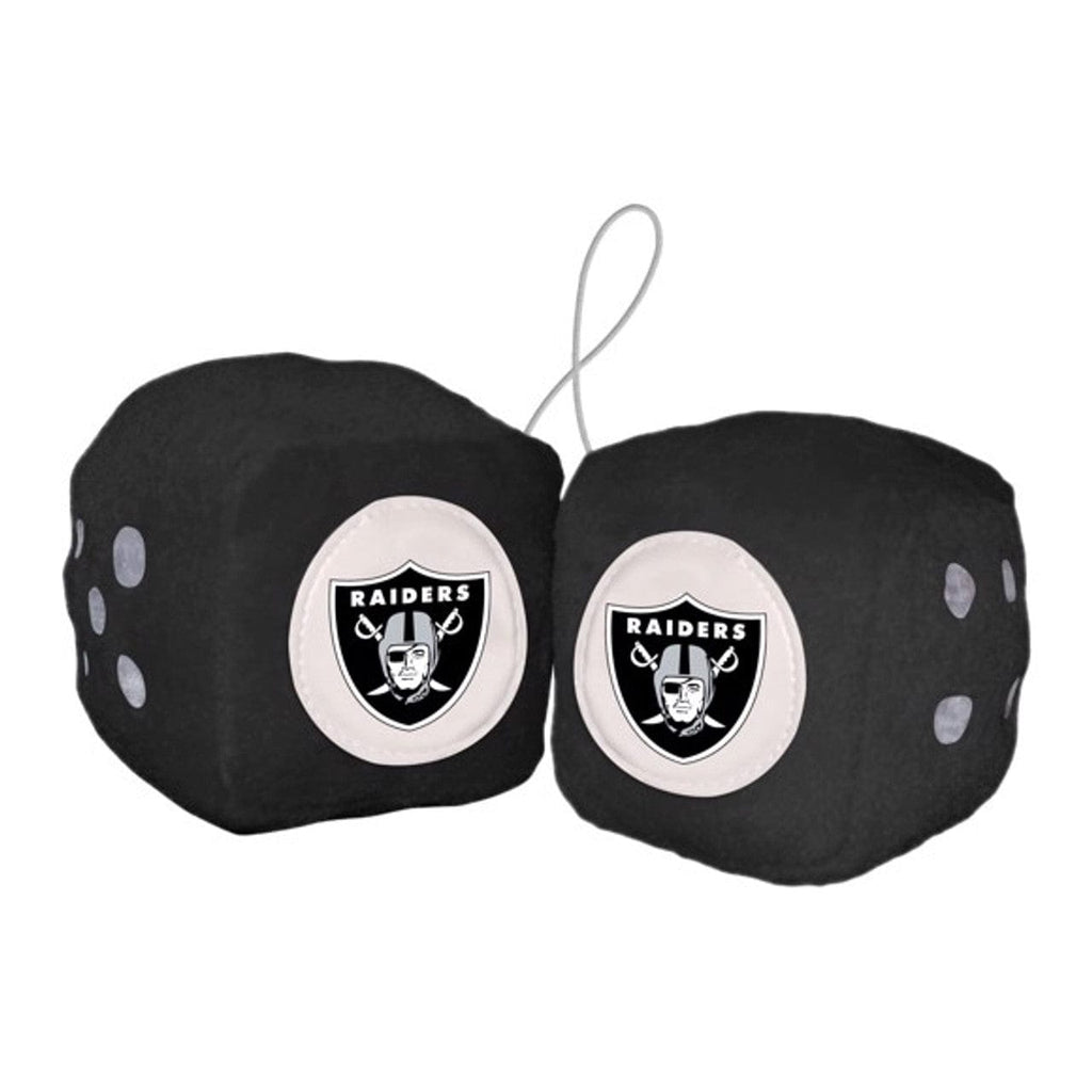 Las Vegas Raiders Las Vegas Raiders Fuzzy Dice 681620022131