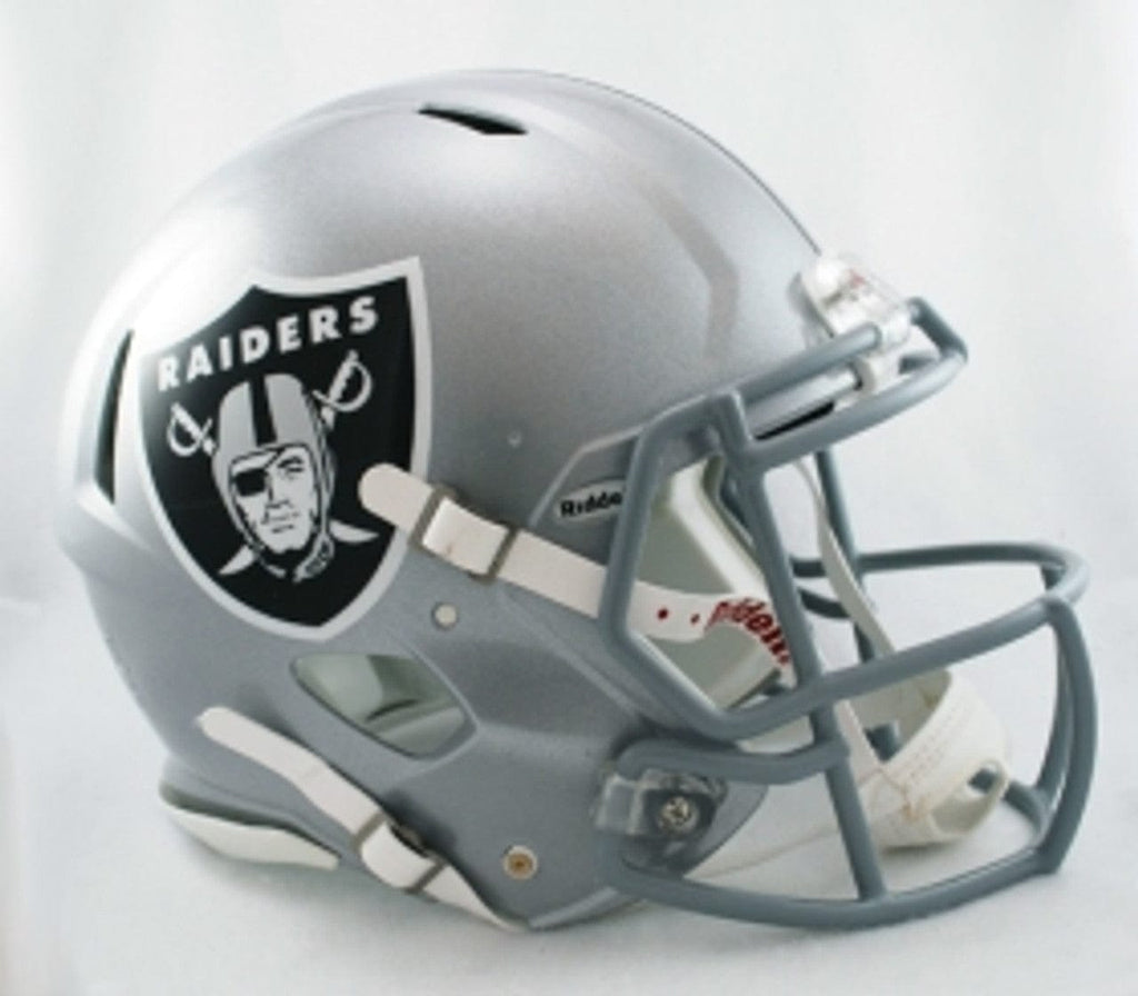 Las Vegas Raiders Las Vegas Raiders Helmet Riddell Authentic Full Size Speed Style 095855309460