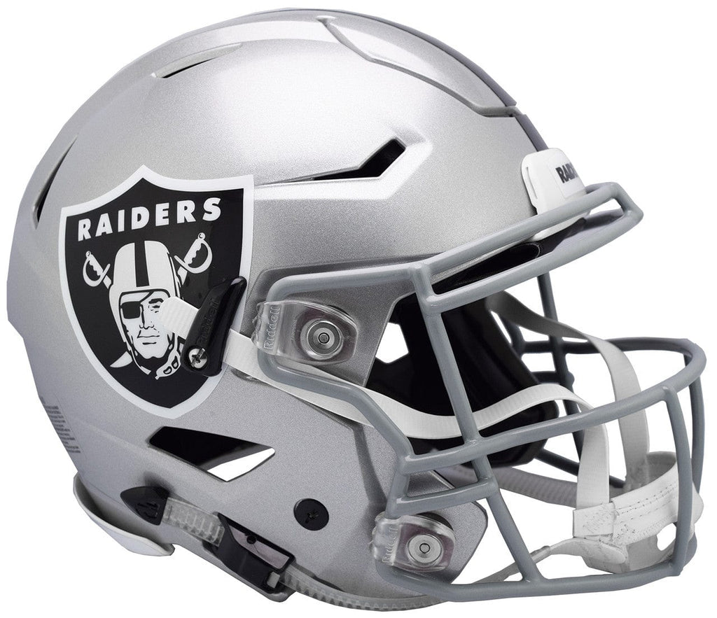 Las Vegas Raiders Las Vegas Raiders Helmet Riddell Authentic Full Size SpeedFlex Style 095855310145