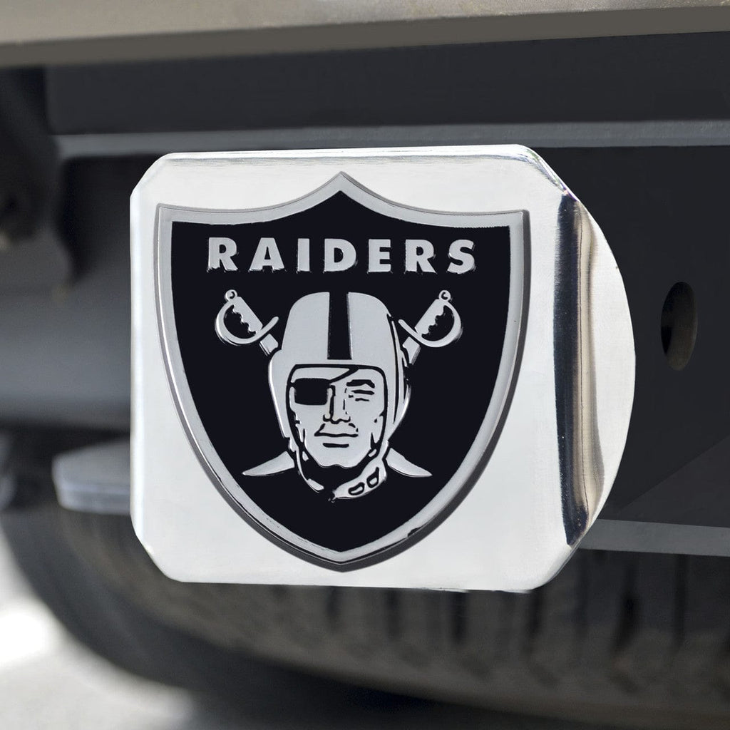 Las Vegas Raiders Las Vegas Raiders Hitch Cover Chrome Emblem on Chrome - Special Order 842989055998