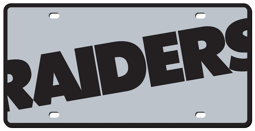 Las Vegas Raiders Las Vegas Raiders License Plate - Acrylic Mega Style 614934338384