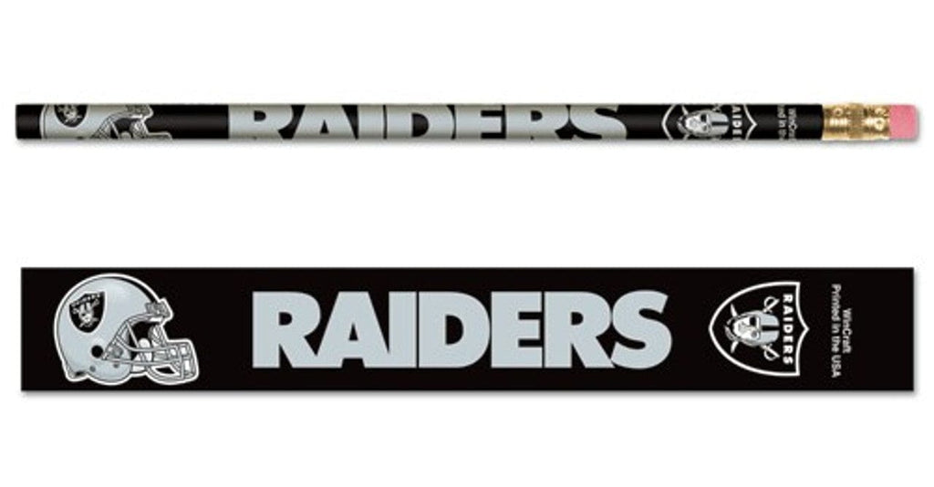 Las Vegas Raiders Las Vegas Raiders Pencil 6 Pack 032085155610