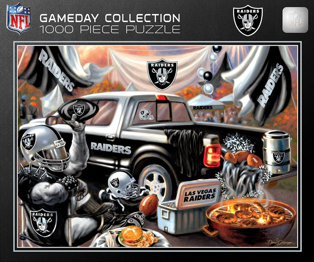 Puzzle 1000 Piece Las Vegas Raiders Puzzle 1000 Piece Gameday Design 705988010163