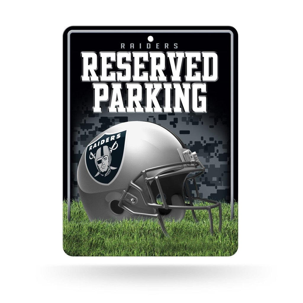 Las Vegas Raiders Las Vegas Raiders Sign Metal Parking Alternate - Special Order 767345499714