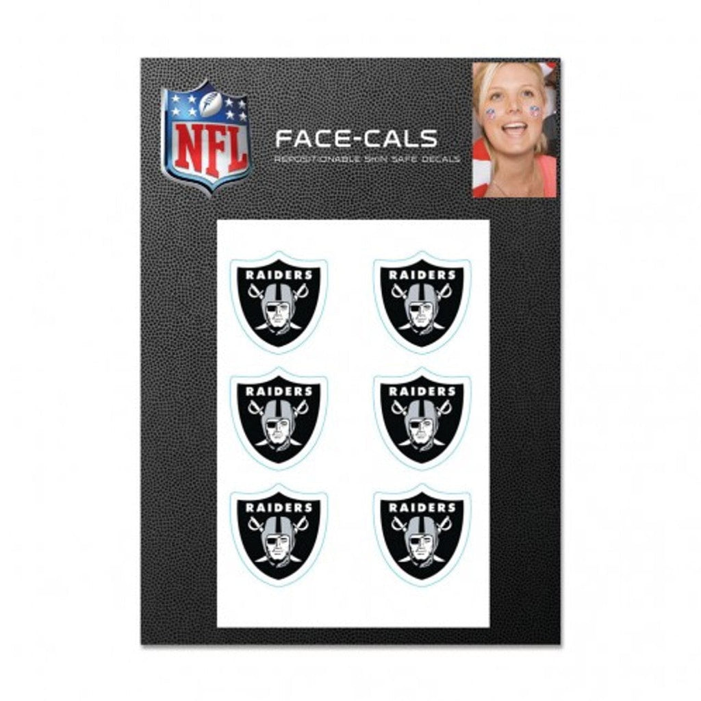 Face Cals Las Vegas Raiders Tattoo Face Cals 614934762288