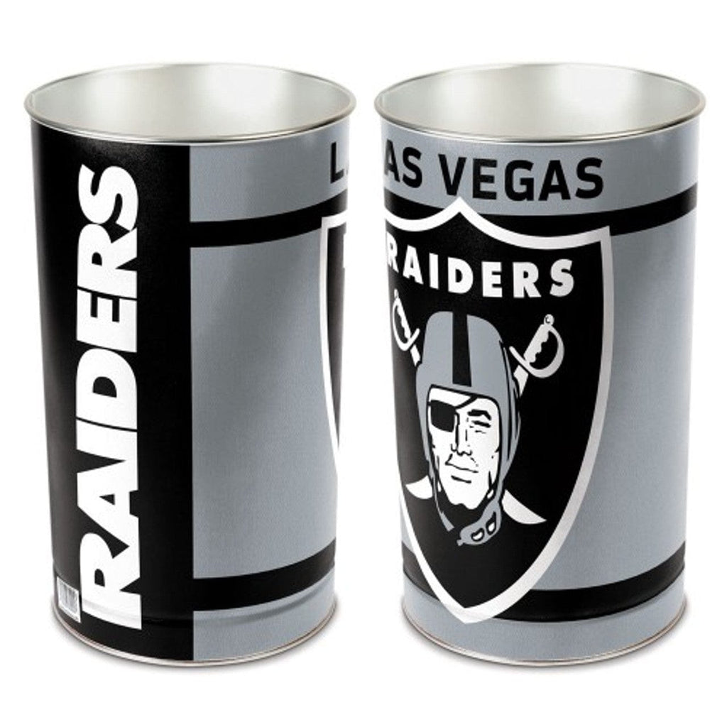 Las Vegas Raiders Las Vegas Raiders Wastebasket 15 Inch 010943820221