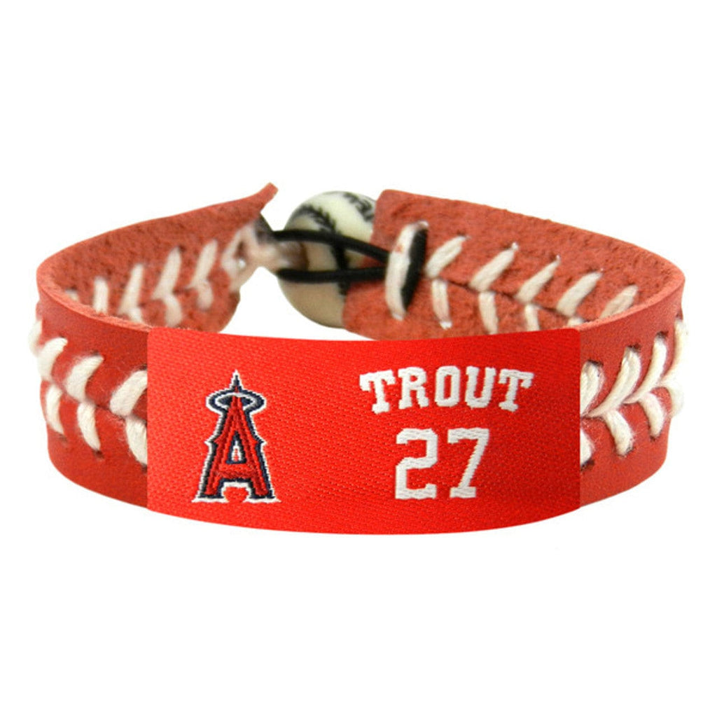 Los Angeles Angels Los Angeles Angels Bracelet Team Color Baseball Mike Trout CO 844214065598
