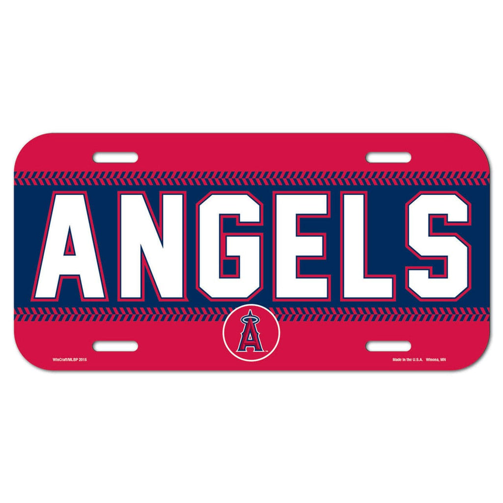 License Plate Plastic Los Angeles Angels License Plate Plastic - Special Order 032085868947