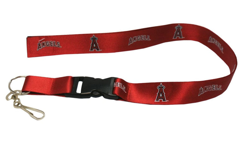 Lanyard Breakaway W Ring Los Angeles Angels of Anaheim Lanyard - Breakaway with Key Ring 657175191714