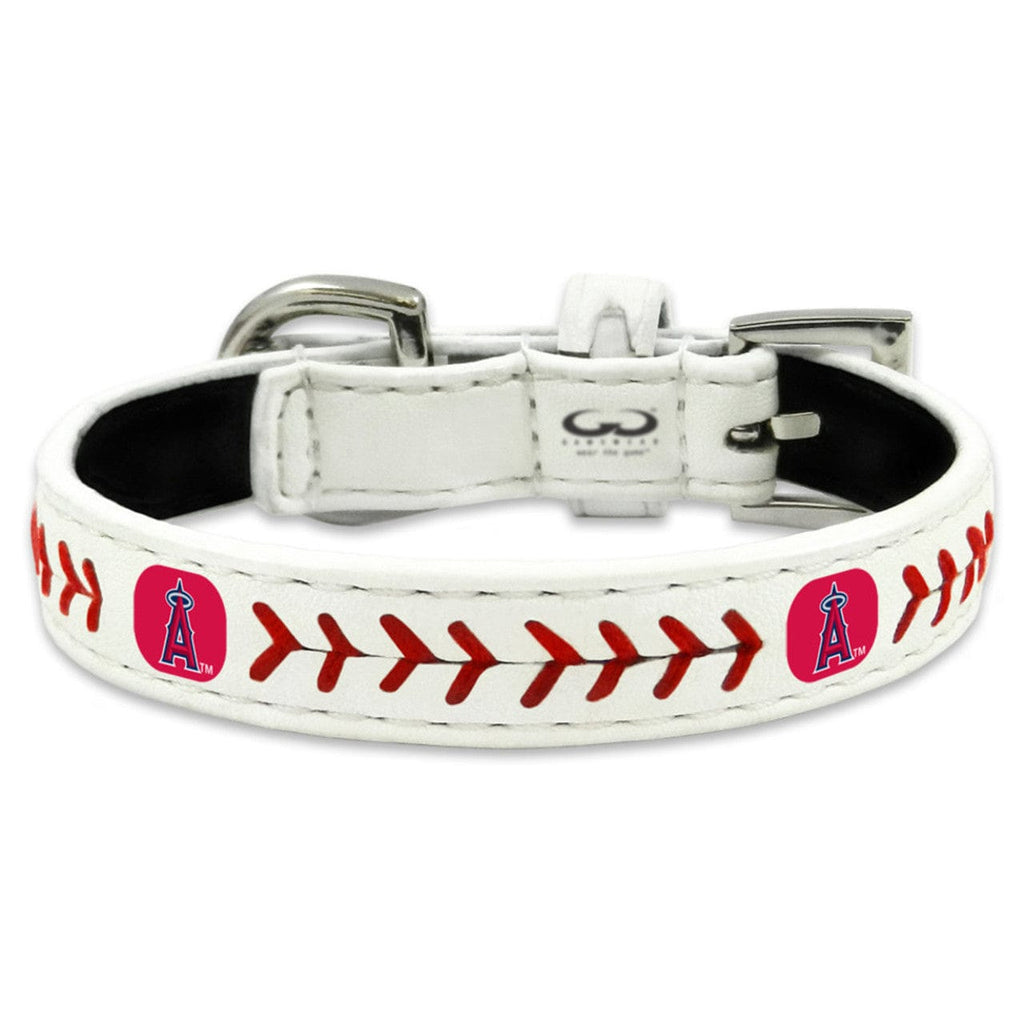 Pet Fan Gear Collar Los Angeles Angels Pet Collar Classic Baseball Leather Size Toy 844214051690