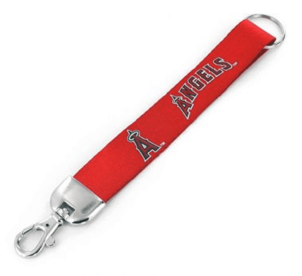 Lanyard Wristlets Los Angeles Angels Wristlet Keychain Deluxe 763264581080