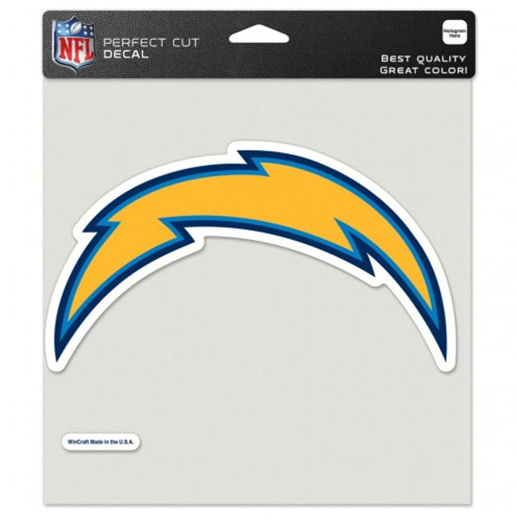 Decal 8x8 Perfect Cut Color Los Angeles Chargers Decal 8x8 Perfect Cut Color 032085822260