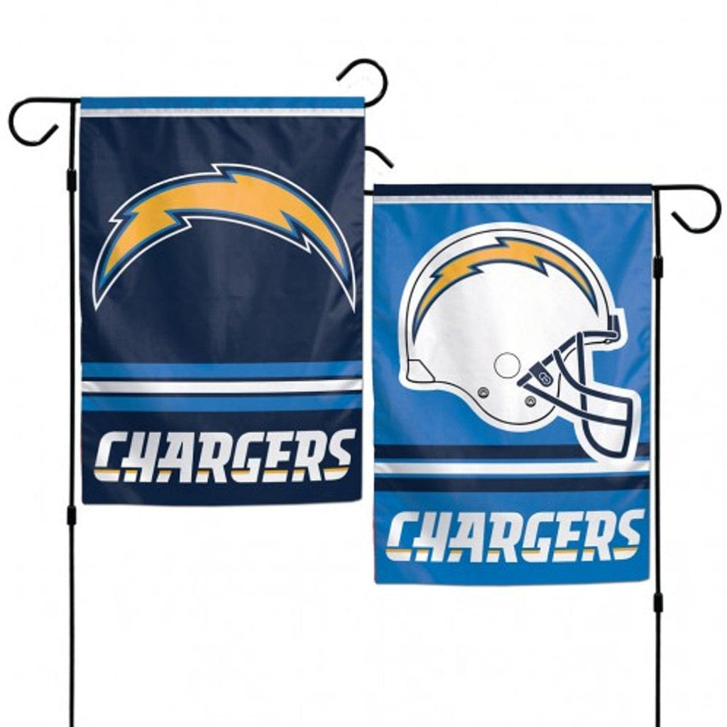 Flags 12x18 Los Angeles Chargers Flag 12x18 Garden Style 2 Sided 032085083838