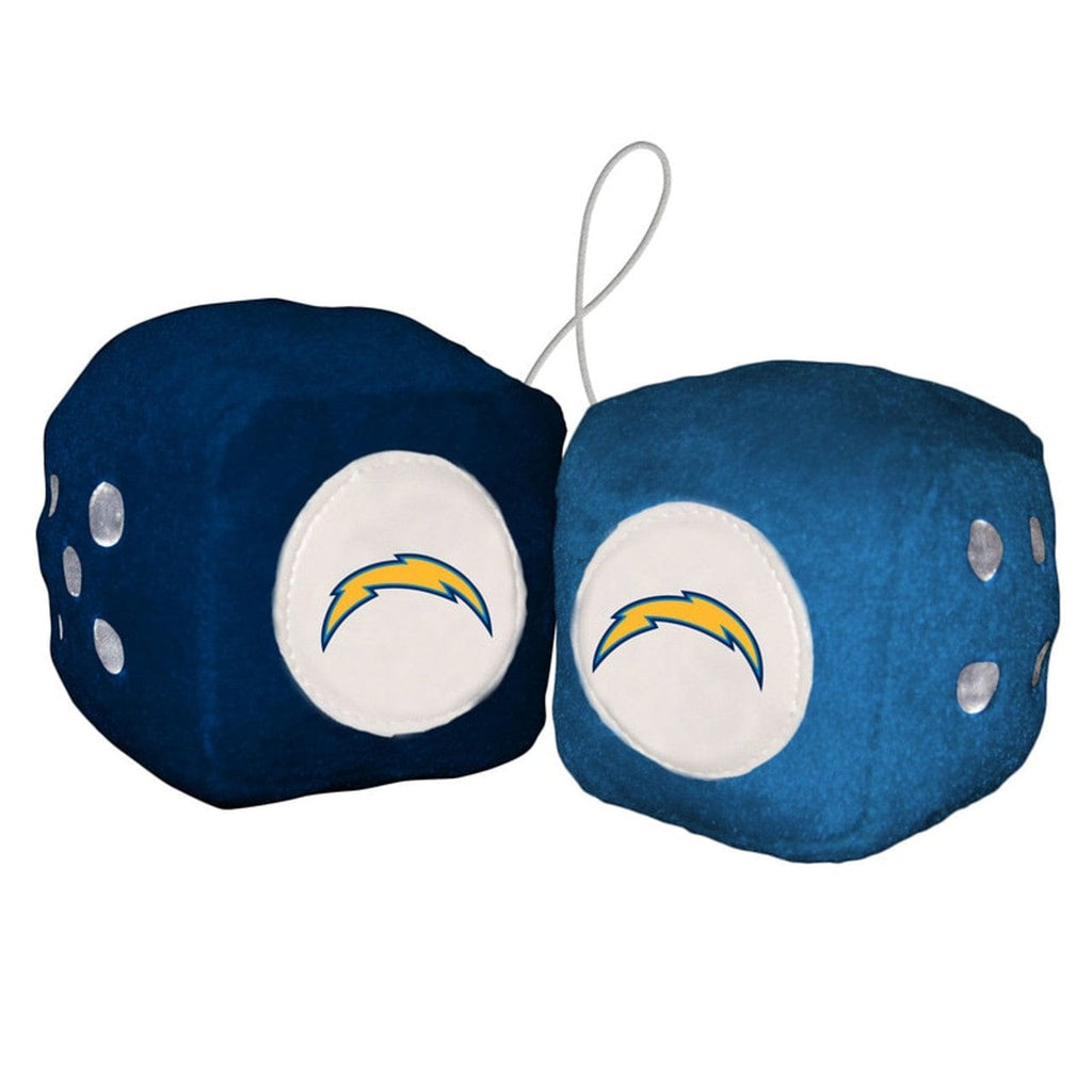 Los Angeles Chargers Los Angeles Chargers Fuzzy Dice CO 023245980487