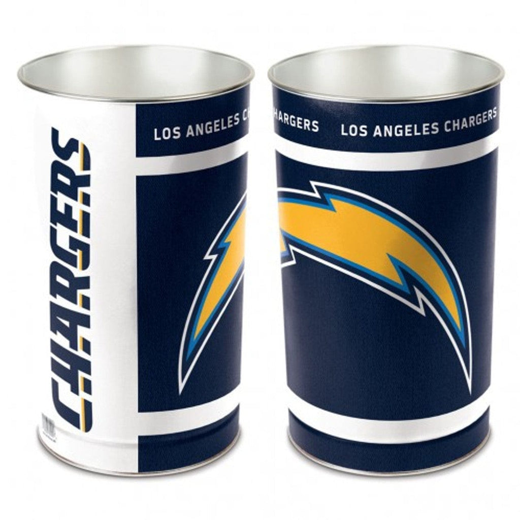 Wastebasket Los Angeles Chargers Wastebasket 15 Inch 010943820276