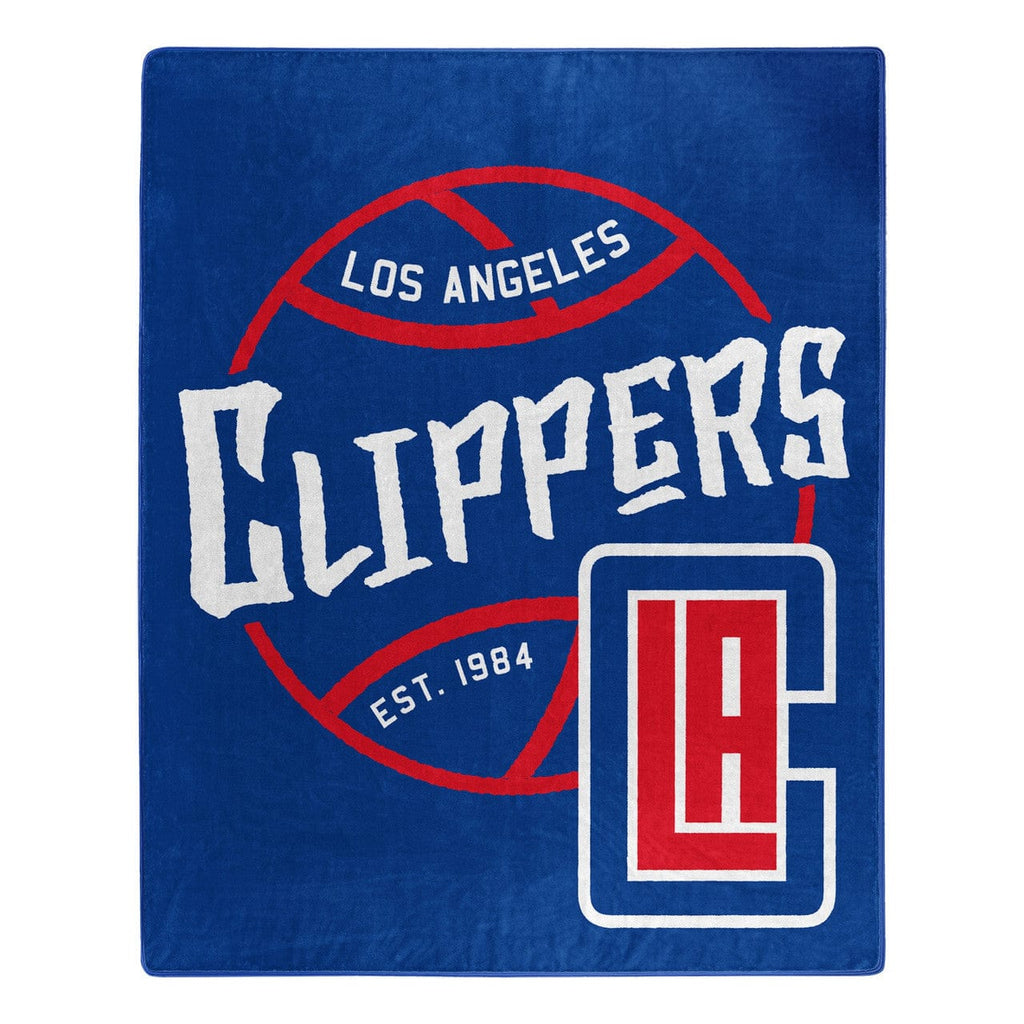 Blankets 50x60 Raschel Los Angeles Clippers Blanket 50x60 Raschel Blacktop Design - Special Order 190604161761