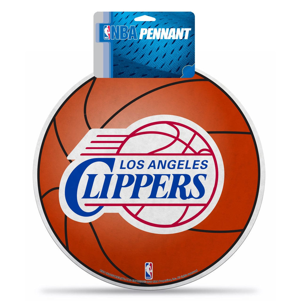 Pennant Die Cut Carded Los Angeles Clippers Pennant Die Cut Carded - Special Order 094746244934