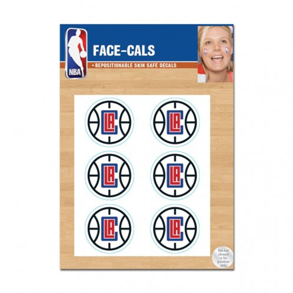 Face Cals Los Angeles Clippers Tattoo Face Cals Special Order 614934698846