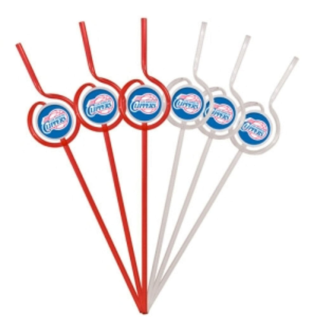 Los Angeles Clippers Los Angeles Clippers Team Sipper Straws CO 815580013629